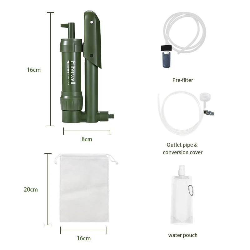 Filterwell Water Filter Survival Pump